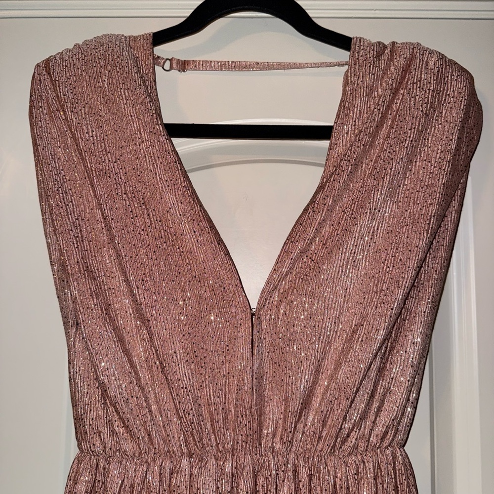 Sabina Musayev Shimmering Pink‎ Mini size small  Dress - Picture 4 of 8